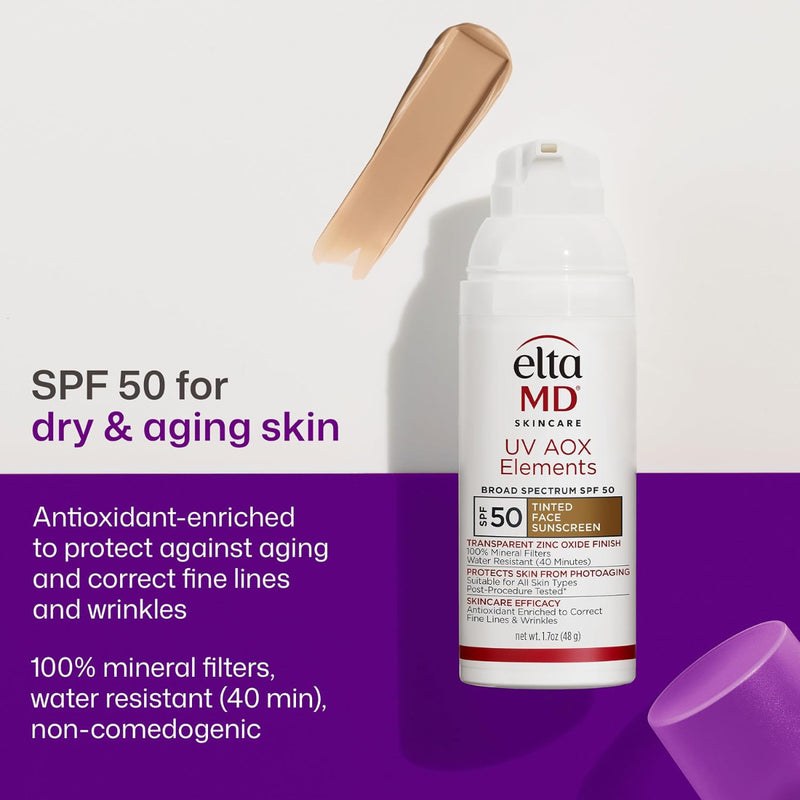 Elta MD UV AOX Elements Face Sunscreen Tinted SPF50 50ml