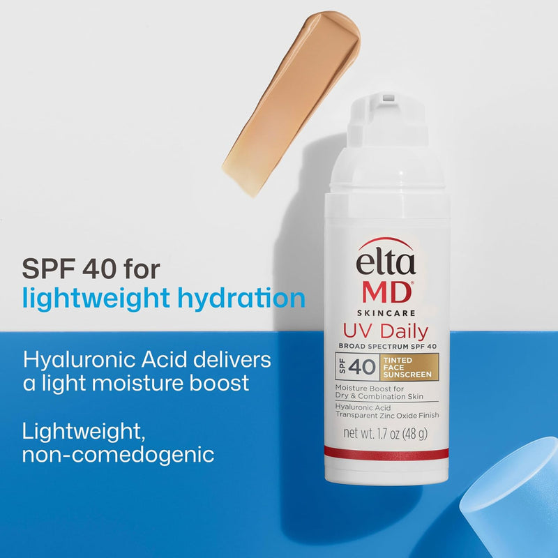 Elta MD UV Daily Moisturizing Facial Sunscreen Tinted SPF40 50ml