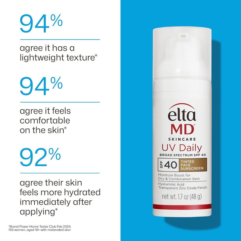 Elta MD UV Daily Moisturizing Facial Sunscreen Tinted SPF40 50ml