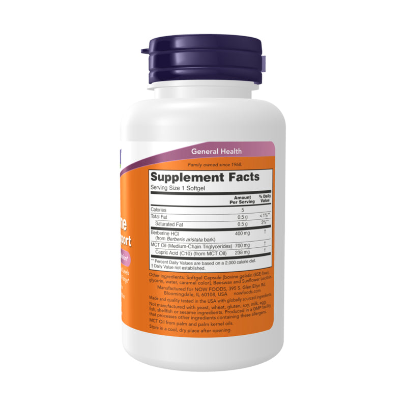 Now Berberine Glucose Support 90 SoftGels