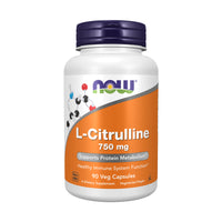 Now Citrulline 750mg 90 VegeCapsules