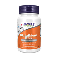 Now Glutathione 500mg 30 VegeCapsules