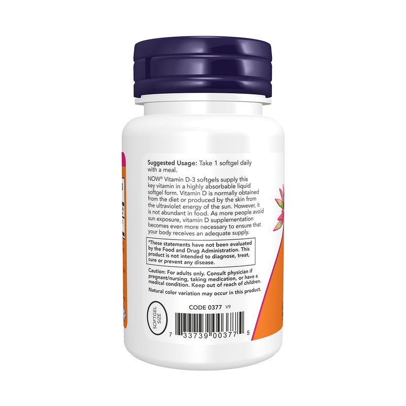 Now Vitamin D3 2000IU 240 Softgels