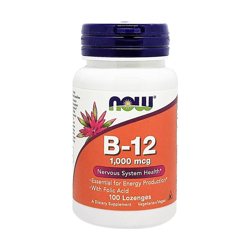 Now Vitamin B12 1000mcg 100 Lozenges