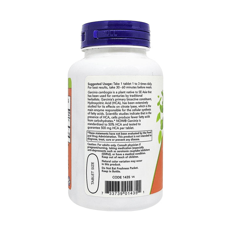 Now Garcinia 1000mg 120 Tablets