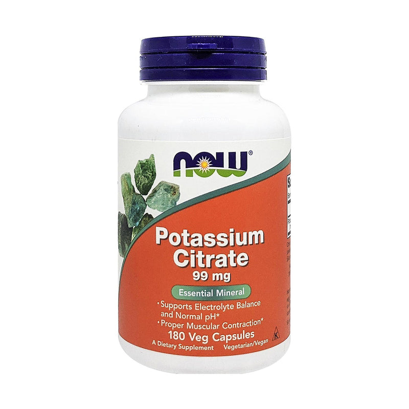 Now Potassium Citrate 180 VegeCapsules