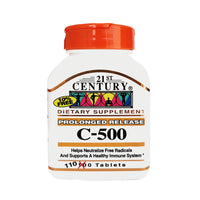 21st Century C 500mg Time Released 110 Tablets