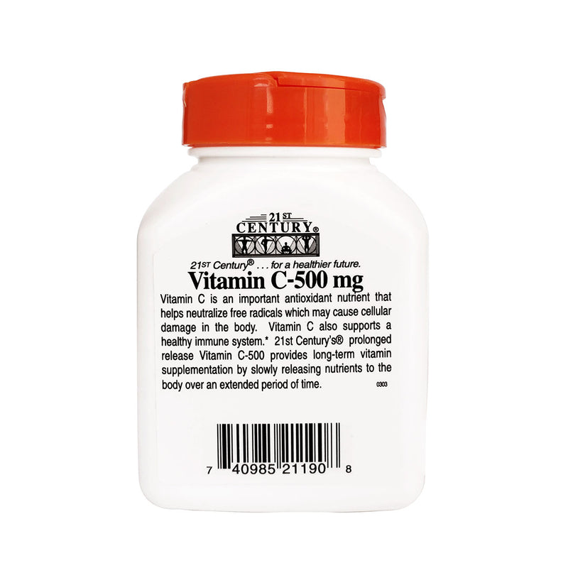 21st Century C 500mg Time Released 110 Tablets