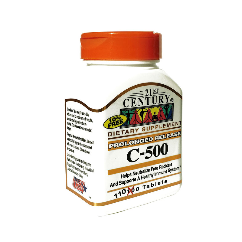 21st Century C 500mg Time Released 110 Tablets