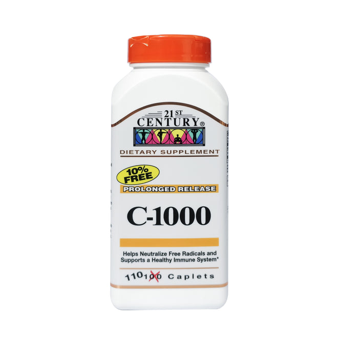 21st Century C 1000mg Time Released 110 Tablets