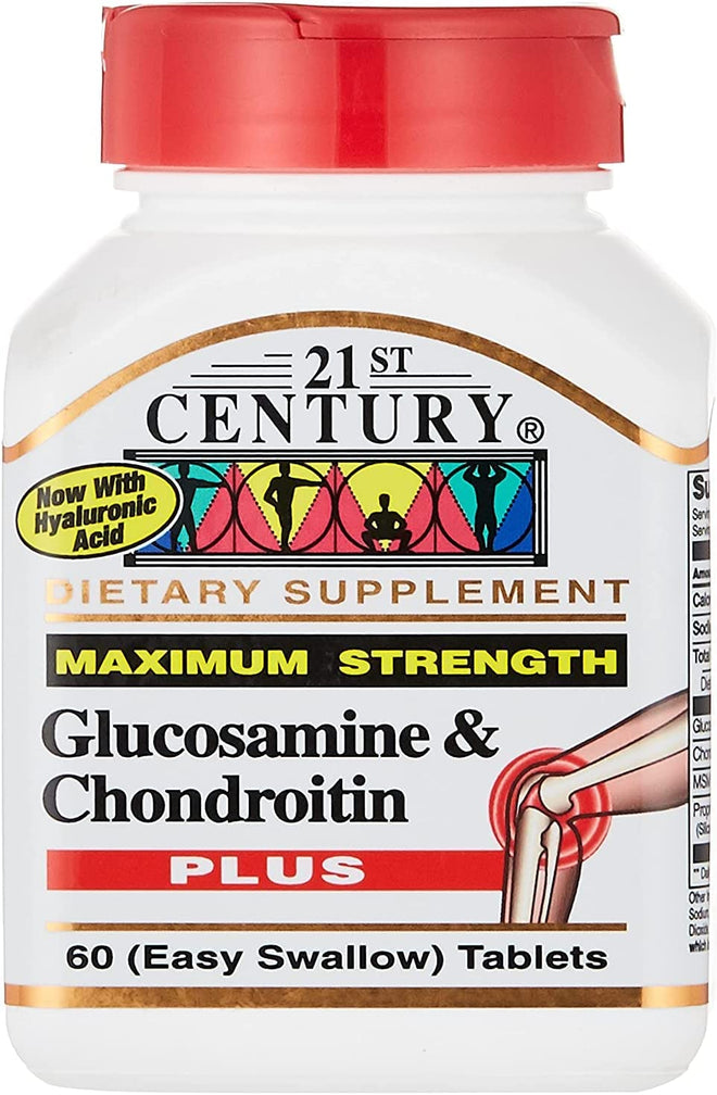 21st Century Glucosamine & Chondroitin Plus 60 Tablets