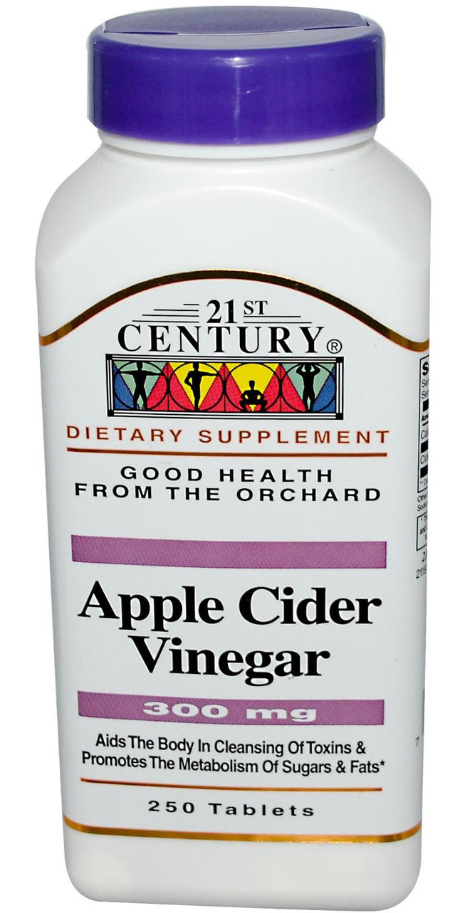 21st Century Apple Cider Vinegar 300mg 250 Tablets