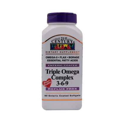 21st Century Triple Omega Complex 90 Softgels - Chemist Warehouse UAE