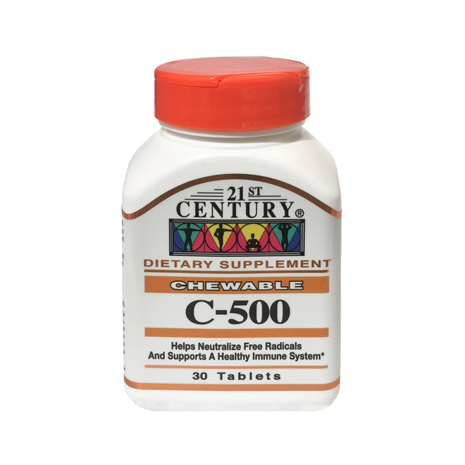 21st Century C 500mg Orange 30 Chews