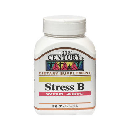 21st Century Stress B With Zinc 30 Tablets - Chemist Warehouse UAE