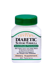 21st Century Diabetic Formula 30 Tablets