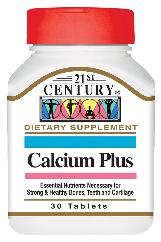 21st Century Calcium Plus 30 Tablets