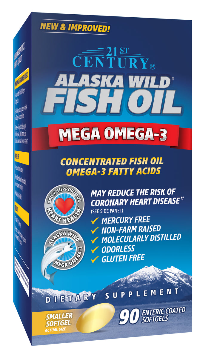 21st Century Alaska Wild Fish Oil 90 Softgels