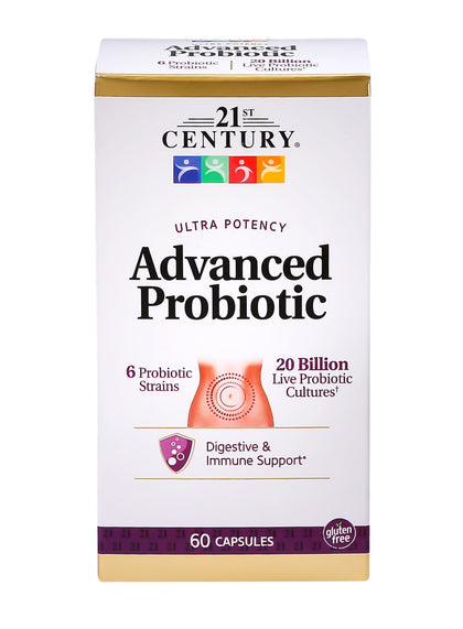 21st Century Advance Probiotic 60 Capsules - Chemist Warehouse UAE