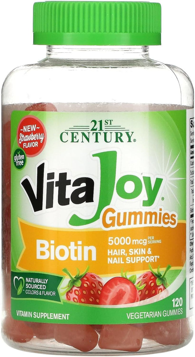 21st Century Vitajoy Biotin 5000mcg 60 Gummies
