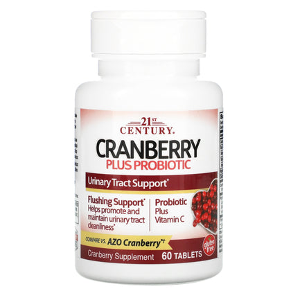 21st Century Cranberry Plus Probiotic 60 Tablets - Chemist Warehouse UAE