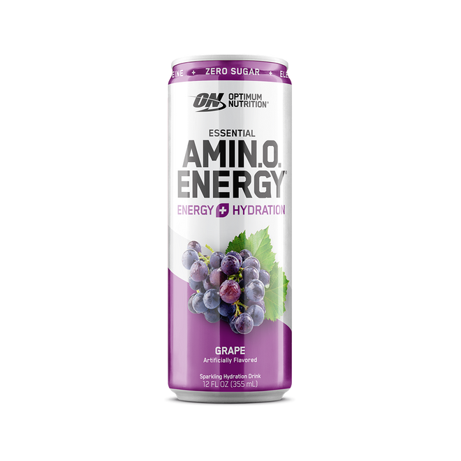 Optimum Nutrition Essential Amino Energy + Hydration Drink Grape 355ml