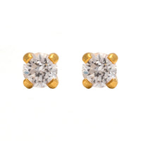 Studex Gold Plated 3mm Cubic Zirconia Kits