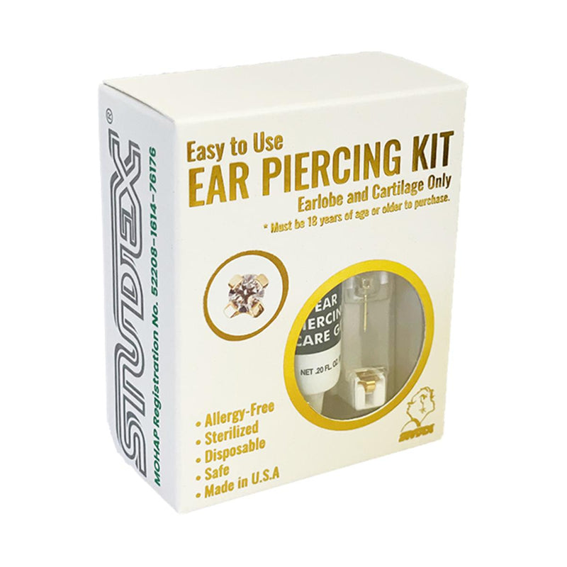 Studex Gold Plated 3mm Cubic Zirconia Kits