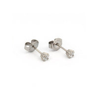 Studex Stainless Steel Tiffany 4mm Cubic Zirconia Kits