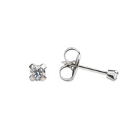 Studex Stainless Steel Tiffany 4mm Cubic Zirconia Kits