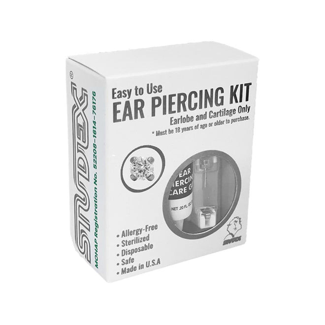 Studex Stainless Steel Tiffany 4mm Cubic Zirconia Kits