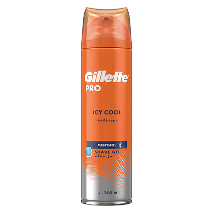 Gillette Shaving Gel Pro Icy Cool 200ml - Chemist Warehouse UAE