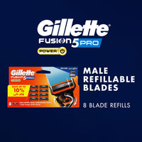 Gillette Blades Proglide Power 8 Refills