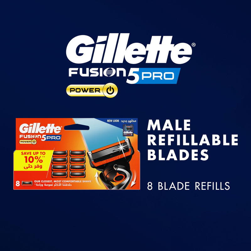 Gillette Blades Proglide Power 8 Refills