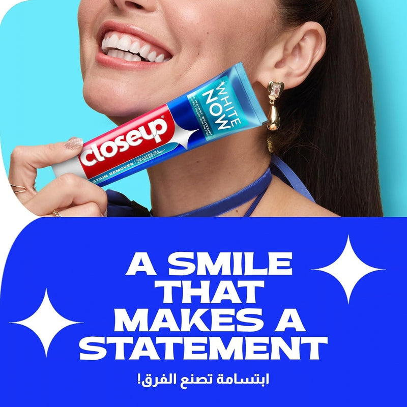 Close Up White Now Toothpaste Stain Remover 75ml