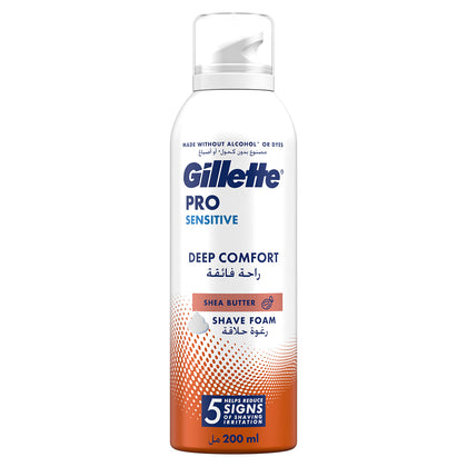 Gillette Shaving Foam Pro Sensitive Comfort 200ml - Chemist Warehouse UAE