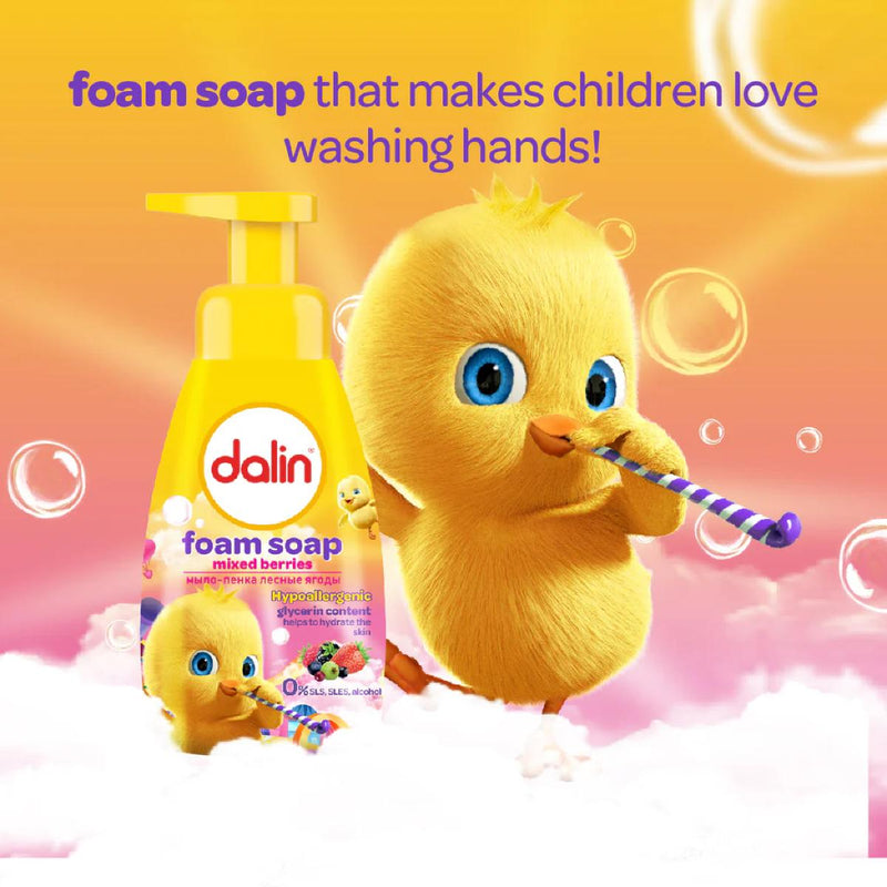 Dalin Kids Foam Soap Mixed Berries 200ml