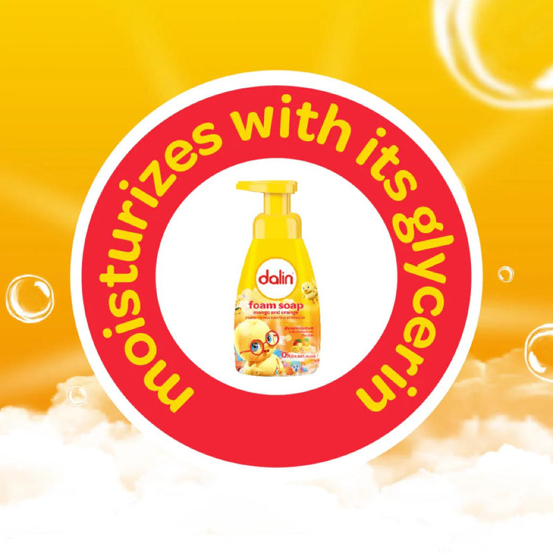 Dalin Kids Foam Soap Mango & Orange 200ml