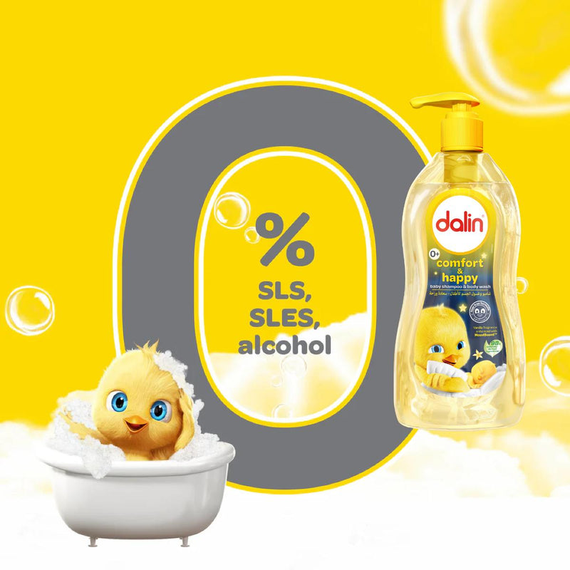 Dalin Baby Shampoo & Body Wash Comfort & Happy 700ml