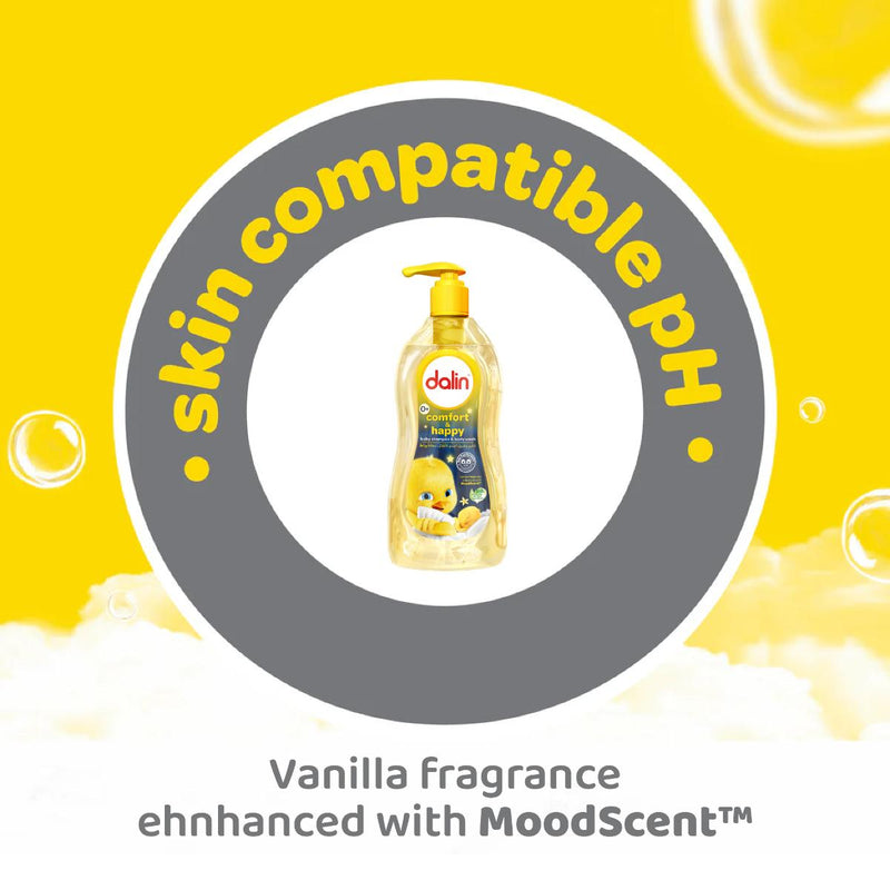 Dalin Baby Shampoo & Body Wash Comfort & Happy 700ml