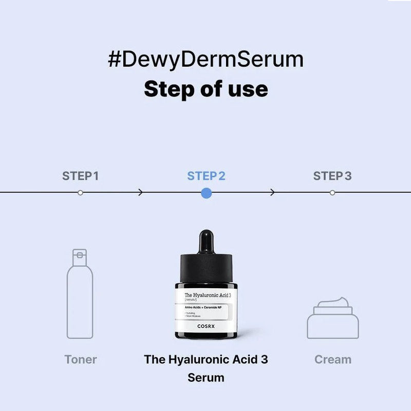 COSRX The Hyaluronic Acid 3 Amino Acids + Ceramide NP Serum 20ml