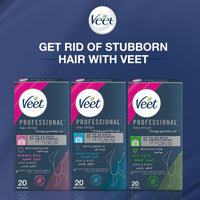 Veet Wax Strips Professional Legs & Body 20 Strips