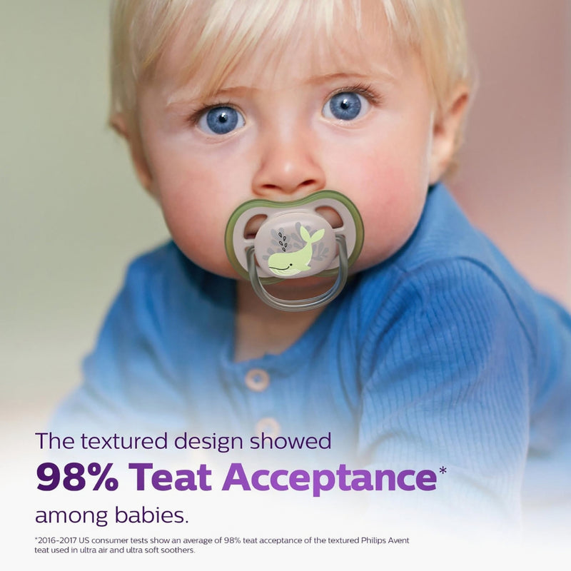 Philips Avent Ultra Air Pacifier 6-18 Months Boy 2 Pack