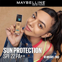 كريم أساس سائل فيت مي مطفأ اللمعة + لإخفاء المسام من Maybelline، درجة 220 بيج طبيعي