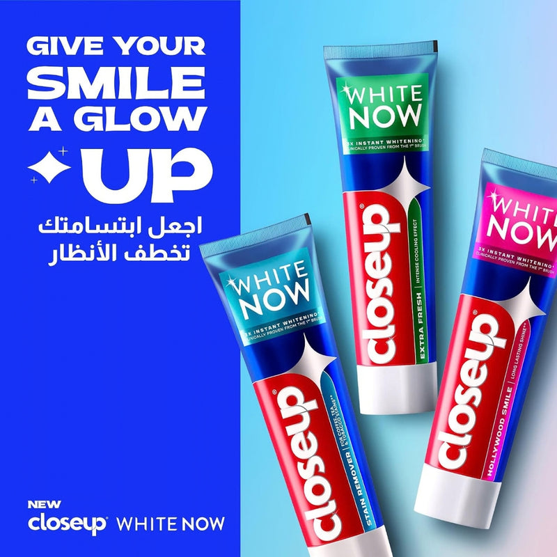 Close Up White Now Toothpaste Stain Remover 75ml
