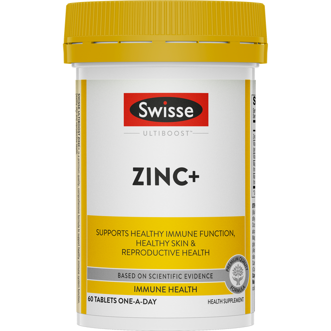 Swisse Ultiboost Zinc+ 60 Tablets