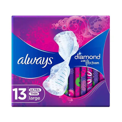 Always Diamond FlexFoam Radiant 13 Count - Chemist Warehouse UAE