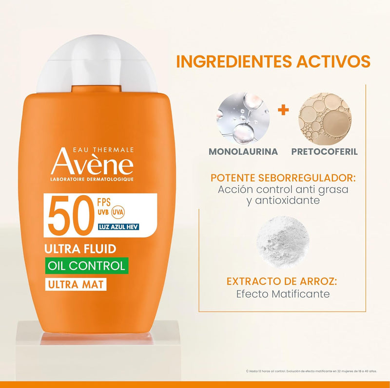 Avene Suncare Ultra Fluid SPF50 Invisible 50ml