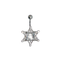 Studex Gold Plated Single Jewel Star Crystal With Stone Box Crystal