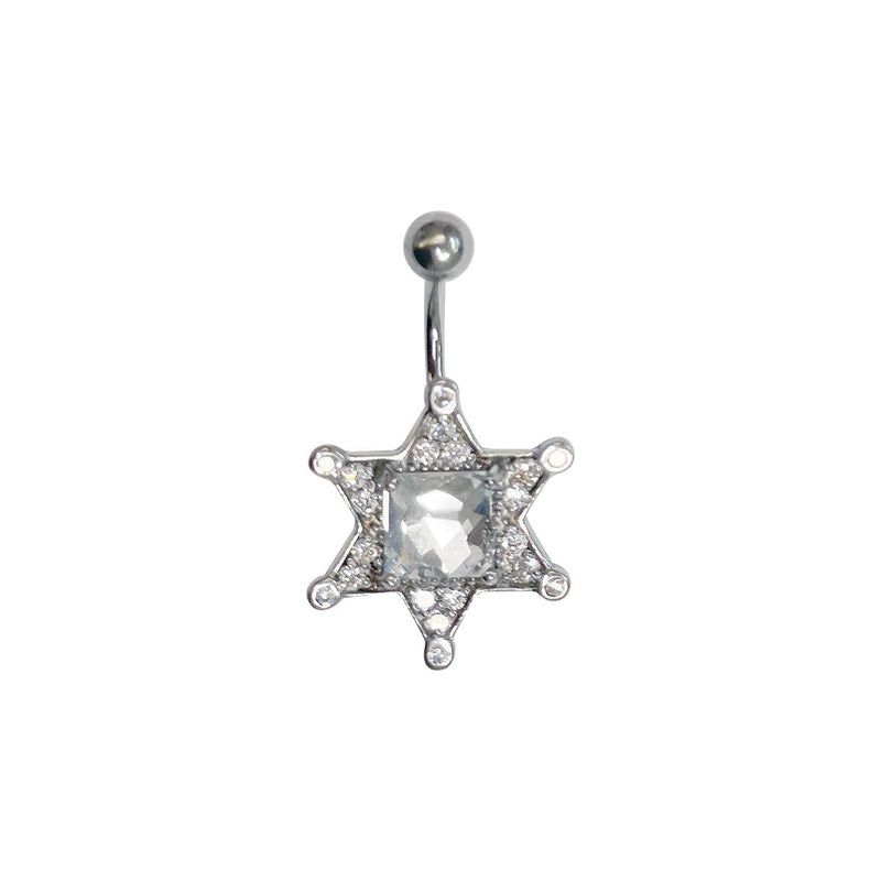 Studex Gold Plated Single Jewel Star Crystal With Stone Box Crystal